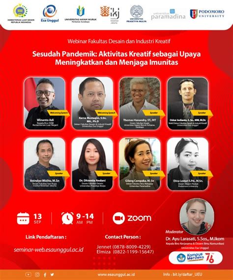 Webinar Fakultas Desain Dan Industri Kreatif Institut Kesenian Jakarta