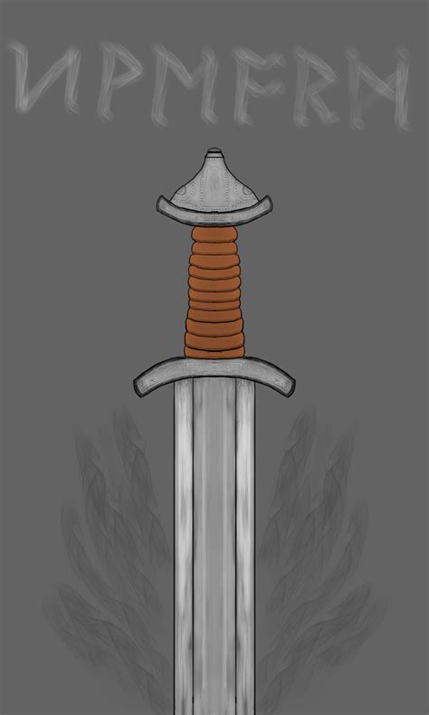 My first time drawing an Anglo Saxon sword! My favourite aspect is the ...