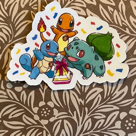 Kanto Starters Etsy