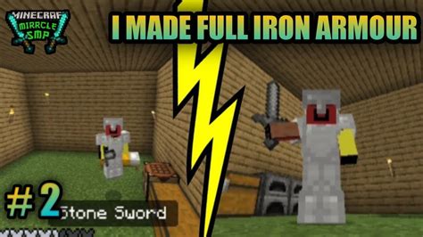 I Made Full Iron Armour In Minecraft Mirrcle Smp Gwfaisalarmy