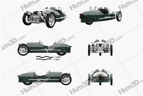 Morgan 3 Wheeler 2015 Blueprint Template