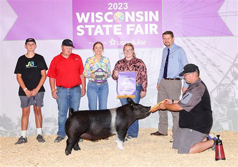 GRAND CHAMPION OVERALL MARKET GILT - 2023 Wisconsin State Fair, WI ...