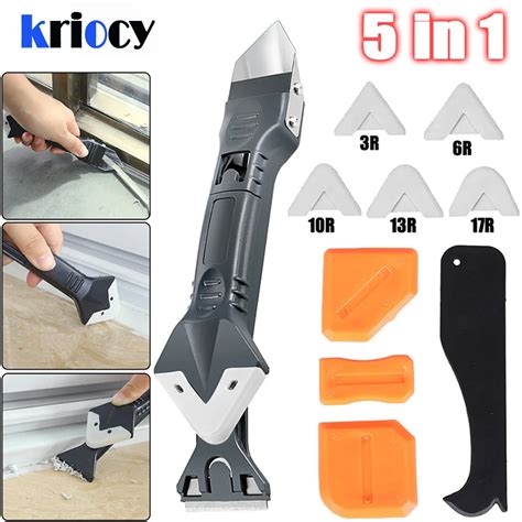 3 1 Silicone Removal Tool Kit Caulking Scraper 5in1 Silicone Scraper