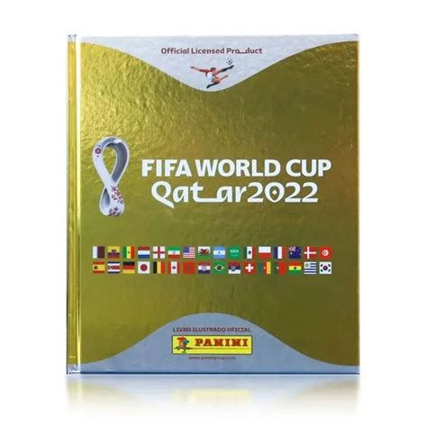 Álbum Copa Do Mundo Qatar 2022 Capa Dura Dourado 004286AHC3BR