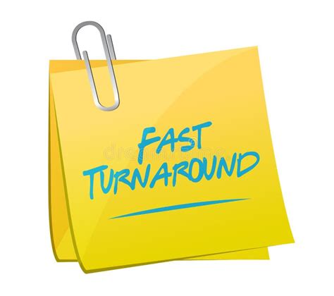 Fast Turnaround Stock Illustrations 820 Fast Turnaround Stock