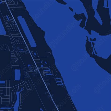 Johns Island - Dark Blue Vector Map | Boundless Maps | Johns island ...