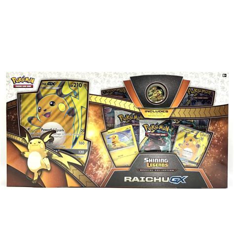 Pok Mon Shining Legends Special Collection Raichu Gx