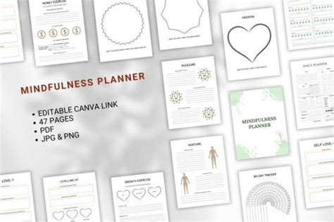 Mindfulness Planner Graphic By Aylani Emilia Creative Fabrica