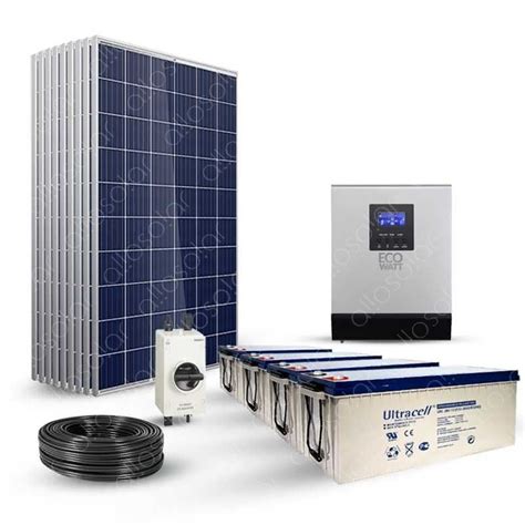 Kit Solaire 2400W 230V Autonome Stockage 7 2kW