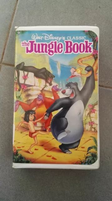 VHS THE JUNGLE Book Disney Classic 1122 English No Dvd Blu Ray Lotto