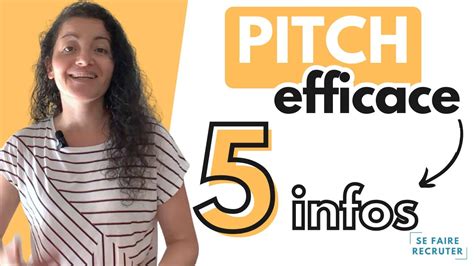 Comment Faire Un Bon Pitch 5 Informations Pour Convaincre YouTube