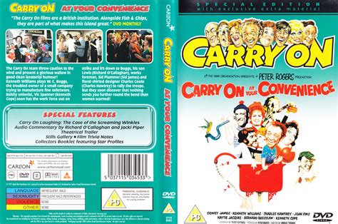 DVD Cover For Carry On At Your Convenience