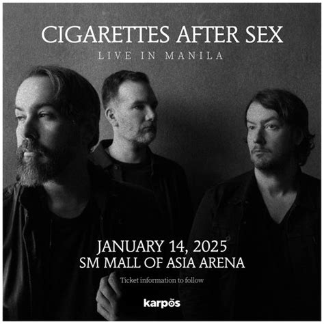 Cigarettes After Sex Manilas Most Awaited Concert In 2025