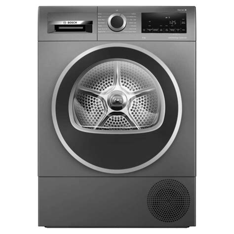 Bosch Wqg245r9gb Serie 6 9kg Heat Pump Tumble Dryer Graphite Buy