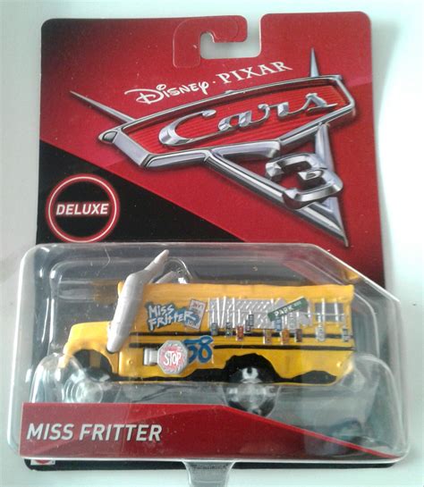 Disney Pixar Cars 3 Miss Fritter School Bus Model Buses Hobbydb