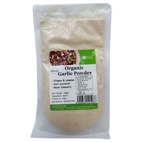 Lohas Organic Garlic Powder 100g 有机大蒜粉 Shopee Malaysia