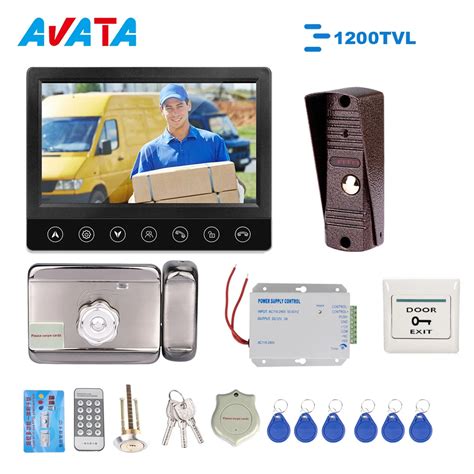 AVATA Video Intercom 1200TVL For Home Security Metal IP65 Rainproof IR