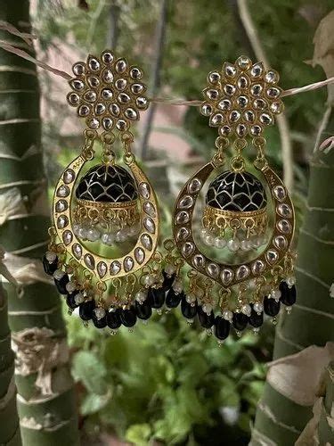 Brass Meenakari Jhumka Earring Jewellery At Rs Pair In Jaipur Id