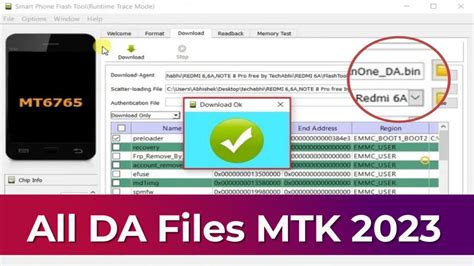 MediaTek Secure Boot DA Files 2023 All Models To FRP Flash Root