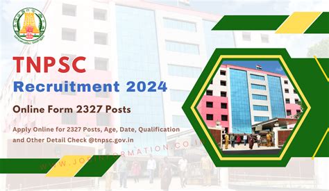 Tnpsc Group 2 Recruitment 2024 Out Apply Online For 2327 Posts Age Date Qualification And