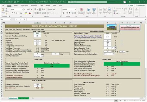 Calculate Size of Solar Panel, Battery Bank and Inverter | EEP