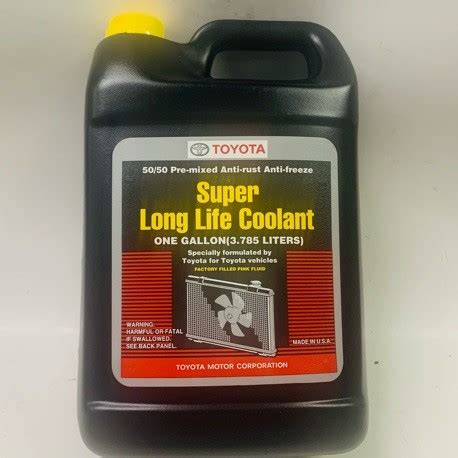 TOYOTA SUPER LONG LIFE ANTIFREEZE COOLANT 50 50 GALLON Malibu