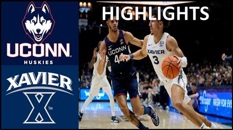 No Uconn Vs No Xavier Full Game Highlights Ncaa College