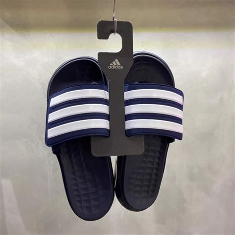 D P Adidas Duramo Slide Navy Fy Authentic Shoes