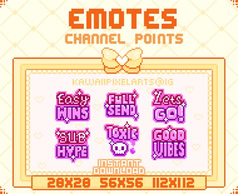 Pixel Twitch Emotes Hype Kawaiipixelartss Ko Fi Shop Ko Fi ️ Where