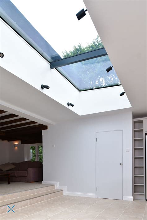 Pure Glass Roof Light for rear extension in East Horsley | Exact ...