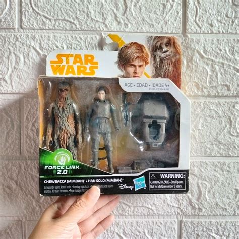 Star Wars Force Link Chewbacca Mimban Han Solo Mimban Hobbies