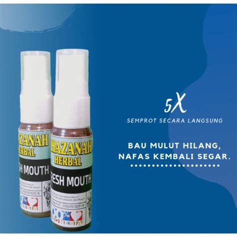 Jual Fresh Mouth Spray Penghilang Bau Mulut Panas Dalam Sariawan Sakit