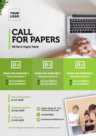 Call For Papers Poster Templates