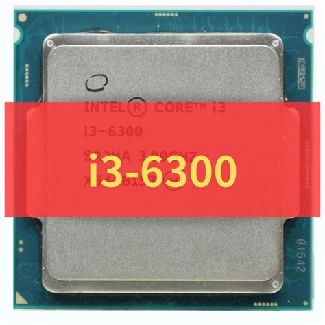 Процессор Intel Core i3 6-го поколения, OEM (без кулера), 2 яд., 3.8 ...