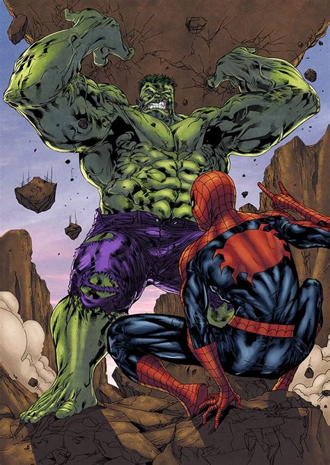 Spider Man Vs Hulk Marvel Pinterest