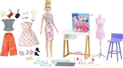 Barbie Fashion Designer Doll (12-in), & Studio, 25+ Design & Fashion ...