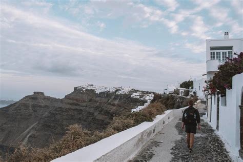 Santorini Caldera Walk Hiking Experience Fira Oia Getyourguide