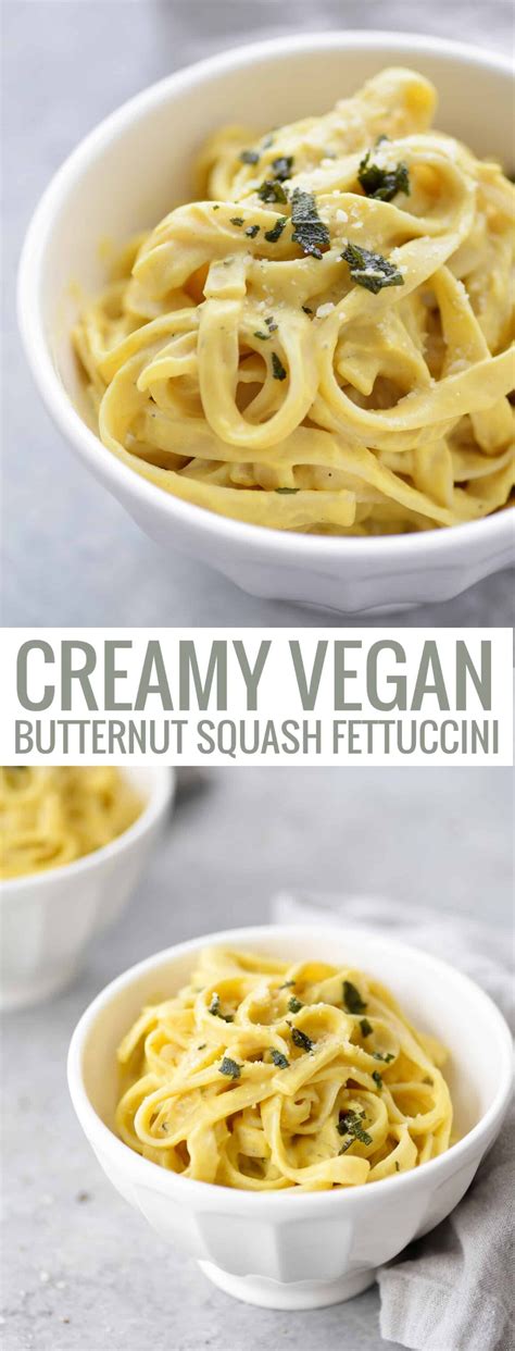 Creamy Vegan Butternut Squash Fettuccini Delish Knowledge