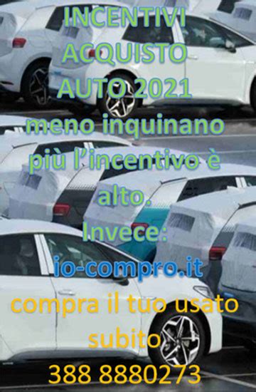 Incentivi Auto Per Il 2021 IO COMPRO