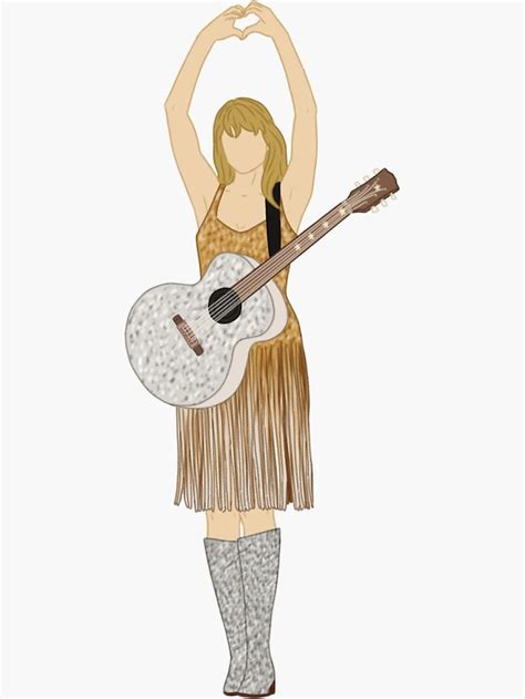 Taylor Swift Fearless Era The Eras Tour Sticker For Sale By