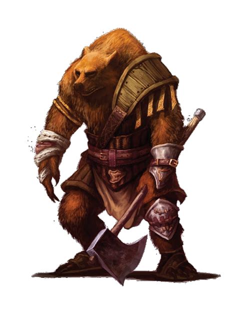 Werebear Fantasy Monster Fantasy Character Design Concept Art