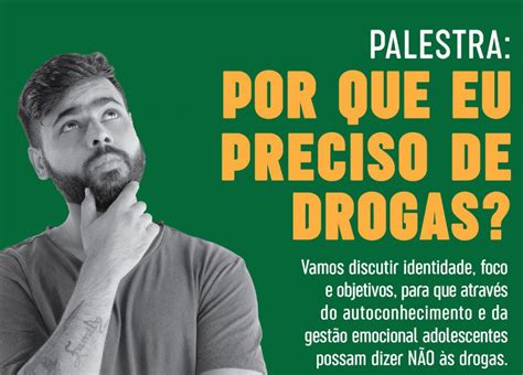 Palestra no Cras Nova Cidade abordará prevenção ao uso de drogas