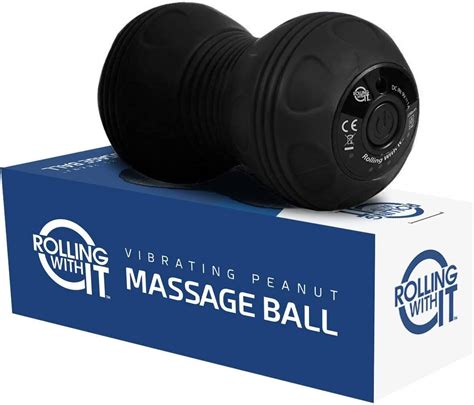 Professional Vibrating Peanut Massage Ball Deep Tissue Trigger Point