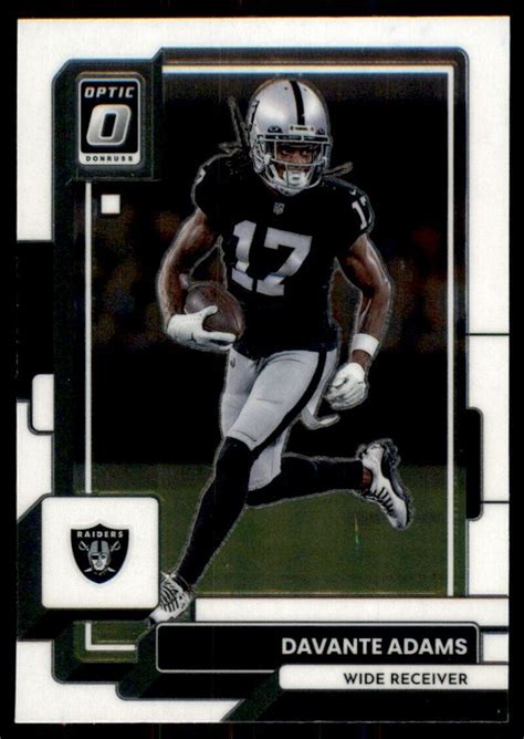 Davante Adams Donruss Optic Las Vegas Raiders Ebay