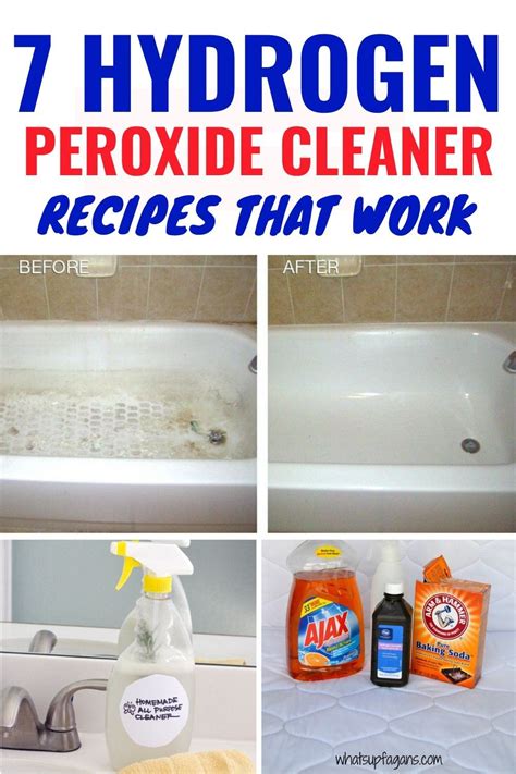 7 Hydrogen Peroxide Cleaner Recipes That Will Clean Virtually Anything