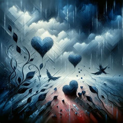 Melancholic Love Tale Abstract Same Sex Romance AI Art Generator