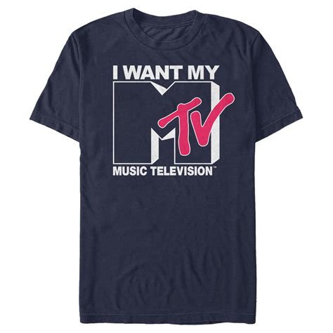 Mtv Mens Mtv I Want My Music Television T Shirt