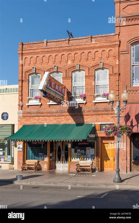 The Rainbow Cafe In Downtown Pendleton Oregon Stock Photo Alamy