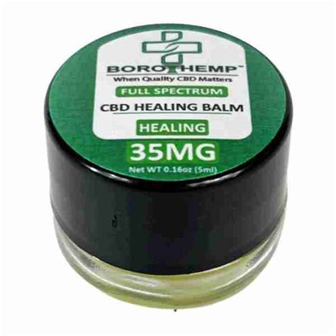 Boro Hemp Healing Balm Full Spectrum Cbd Oil Effective