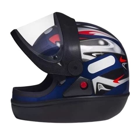 Capacete San Marino Azul Gts Motos